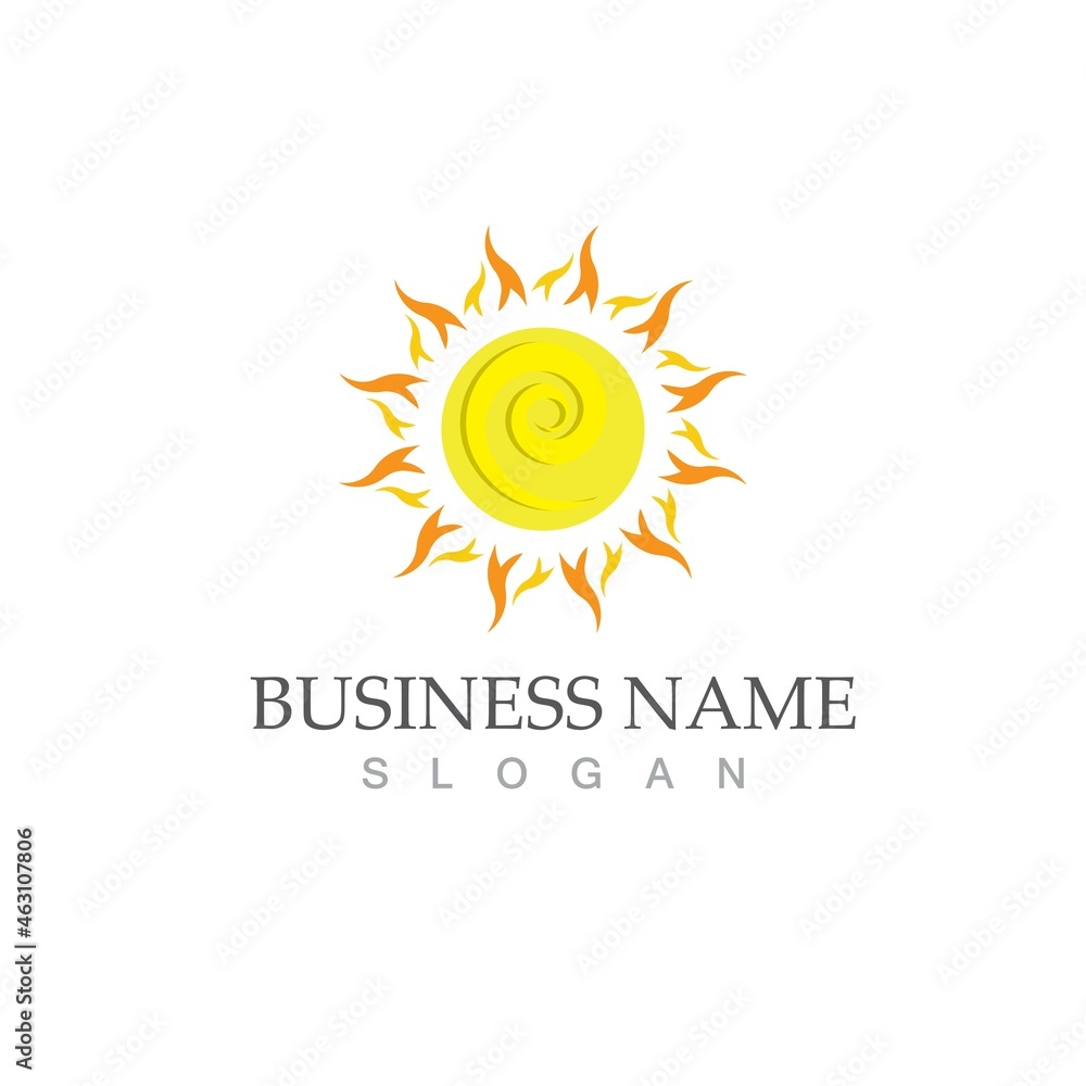 Fototapeta premium Sun Vector illustration Icon