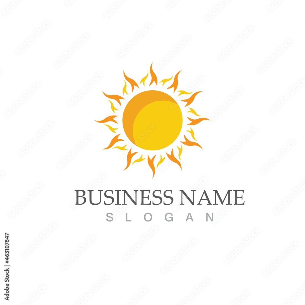 Fototapeta premium Sun Vector illustration Icon