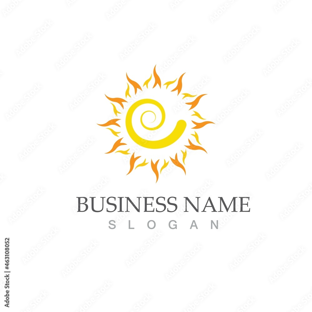 Fototapeta premium Sun Vector illustration Icon