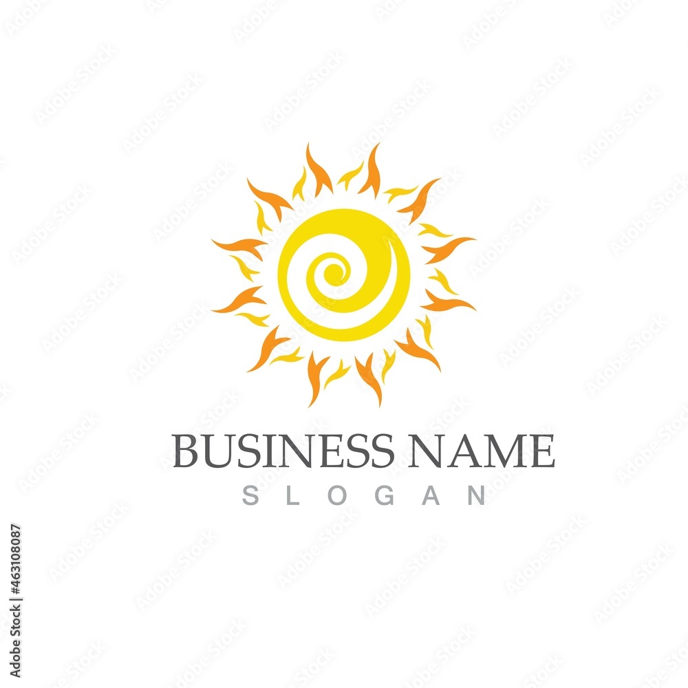 Fototapeta premium Sun Vector illustration Icon