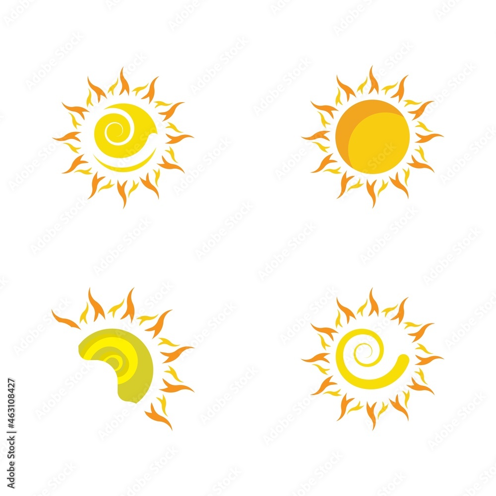 Fototapeta premium Sun Vector illustration Icon