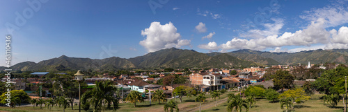 Panoramic, on a sunny day, in the city of La Union Valle del Cauca Colombia. photo