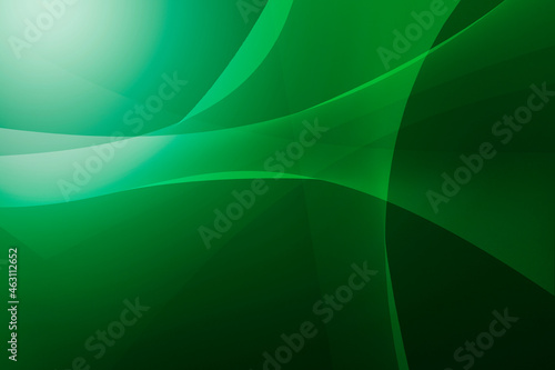 Dark light green background with curve pattern graphics for illustration. 