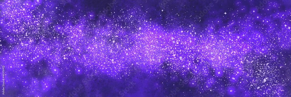 Obraz premium Space background with realistic nebula and lots of shining stars. Infinite universe and starry night. Colorful cosmos with stardust and the Milky Way. Magical color galaxy.