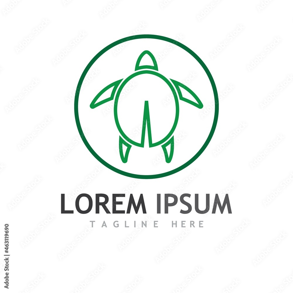 Fototapeta premium leaf logo and vector images