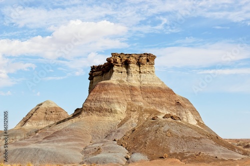 Smooth Rock Outcropping In Southwest High Desert