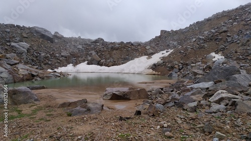 Russia, Caucasus Mountains, Bashil gorge. photo