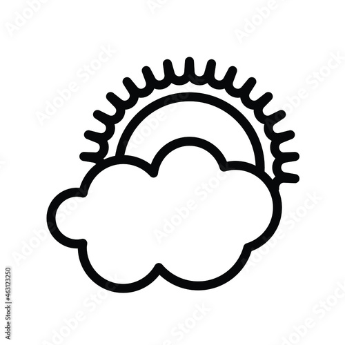 Vector cloudy icon