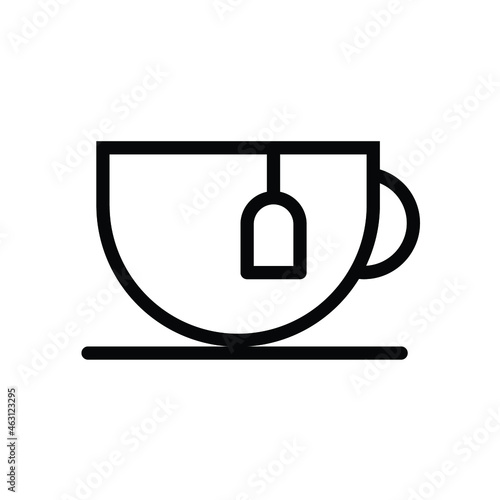 Vector teacup icon