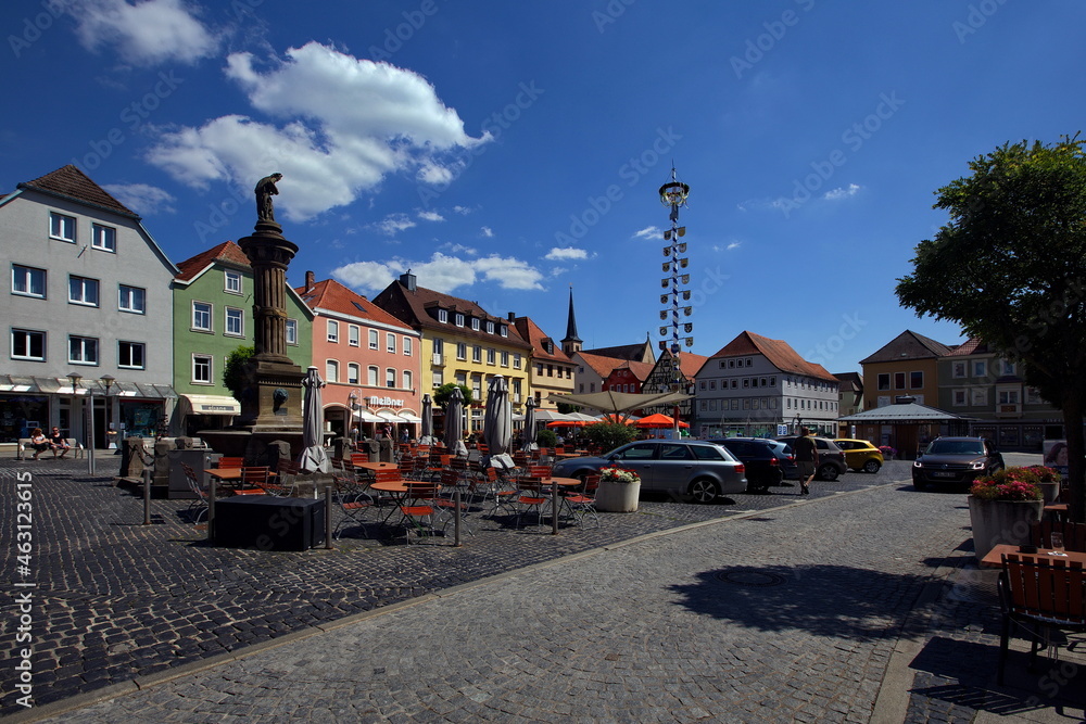 Obraz premium Marktplatz Bad Neustadt
