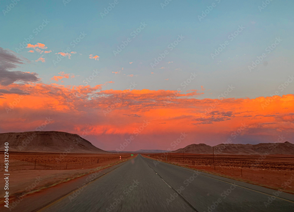 South Africa, Northern Cape, desert, sunset, sunrise