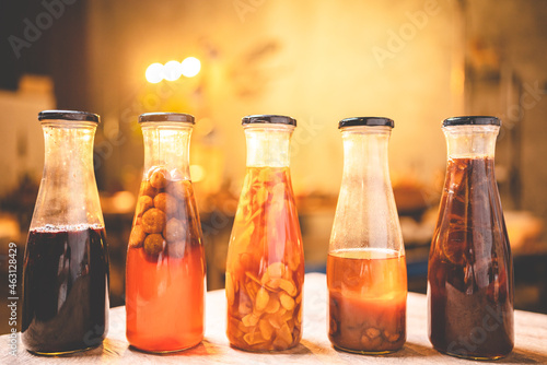 homemade craft soft drink, ...