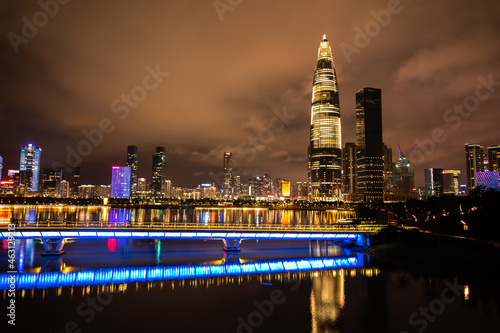 Shen Zhen urban cityscape, ...