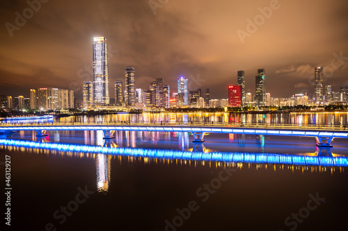 Shen Zhen urban cityscape, ...