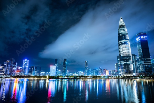 Shen Zhen urban cityscape, ...