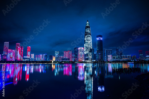 Shen Zhen urban cityscape, ...