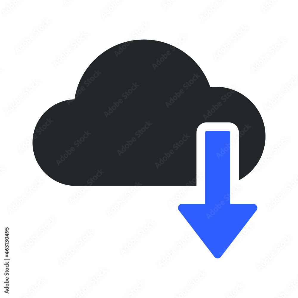 cloud download icon design vector cloud download icon design vector