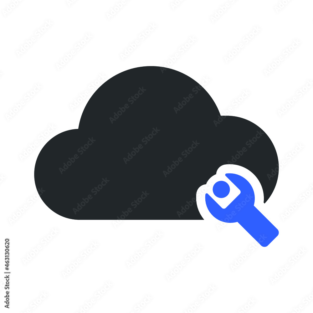 Cloud repair icon design vector Cloud repair icon design vector