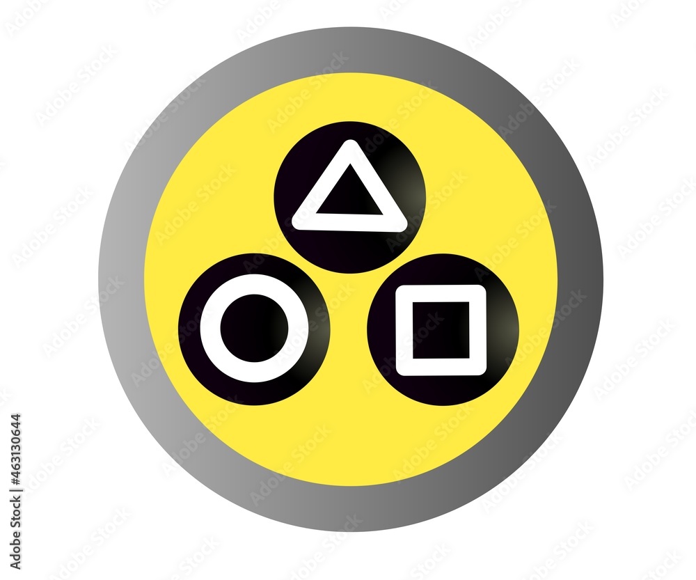 Simple game button icon. vector design illustration. Simple game button icon. vector design illustration.