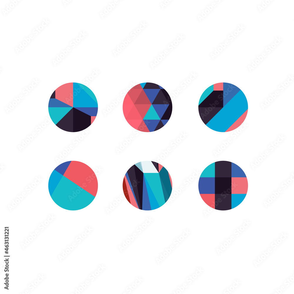 Geometric and abstract symbols template. Geometric and abstract symbols template.