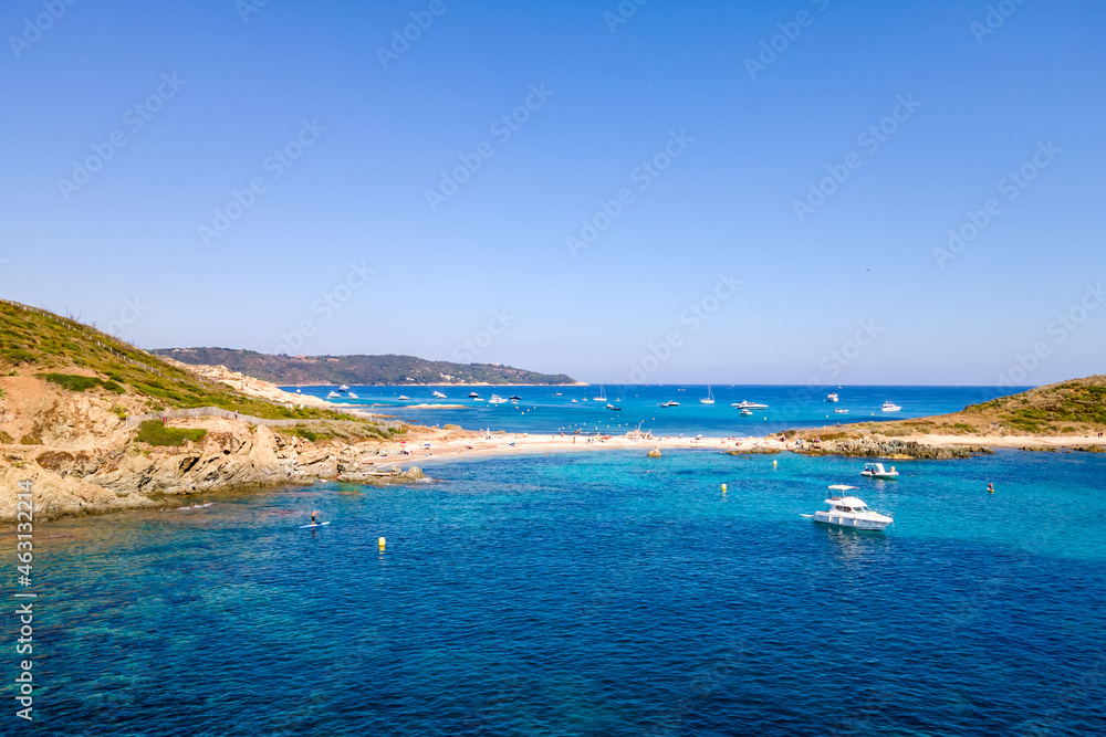 Aerial view of Cape Taillat in La Croix-Valmer (French Riviera, South of France) Aerial view of Cape Taillat in La Croix-Valmer (French Riviera, South of France)