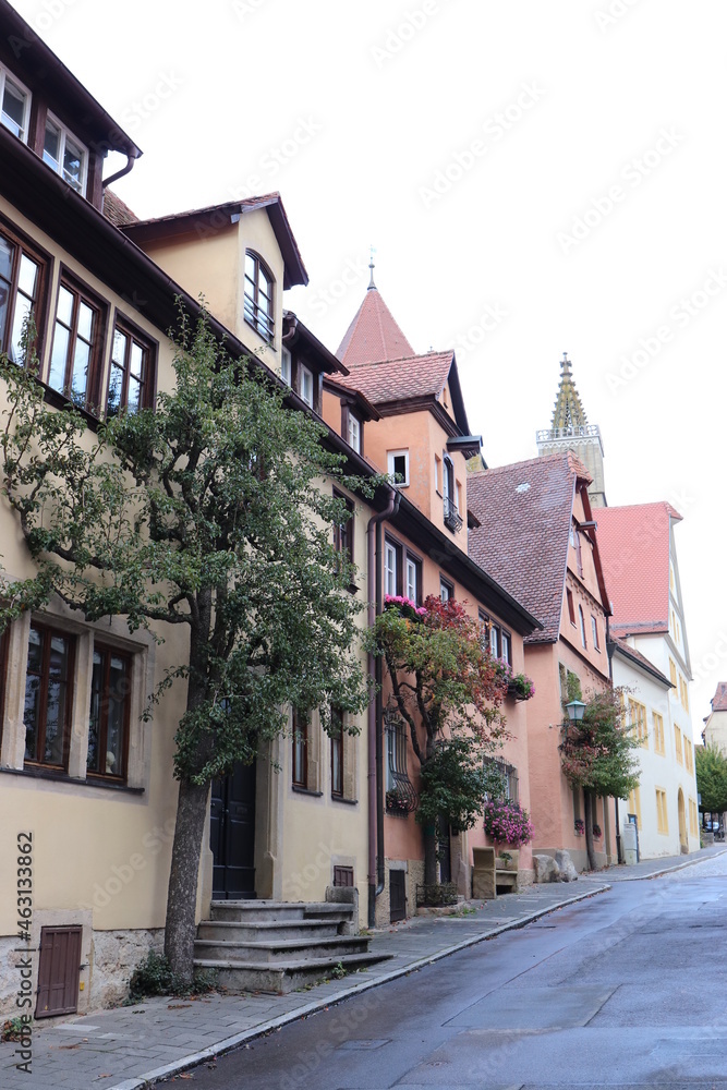 Architektur in Rothenburg ob der Tauber. Rothenburg o.d. T.