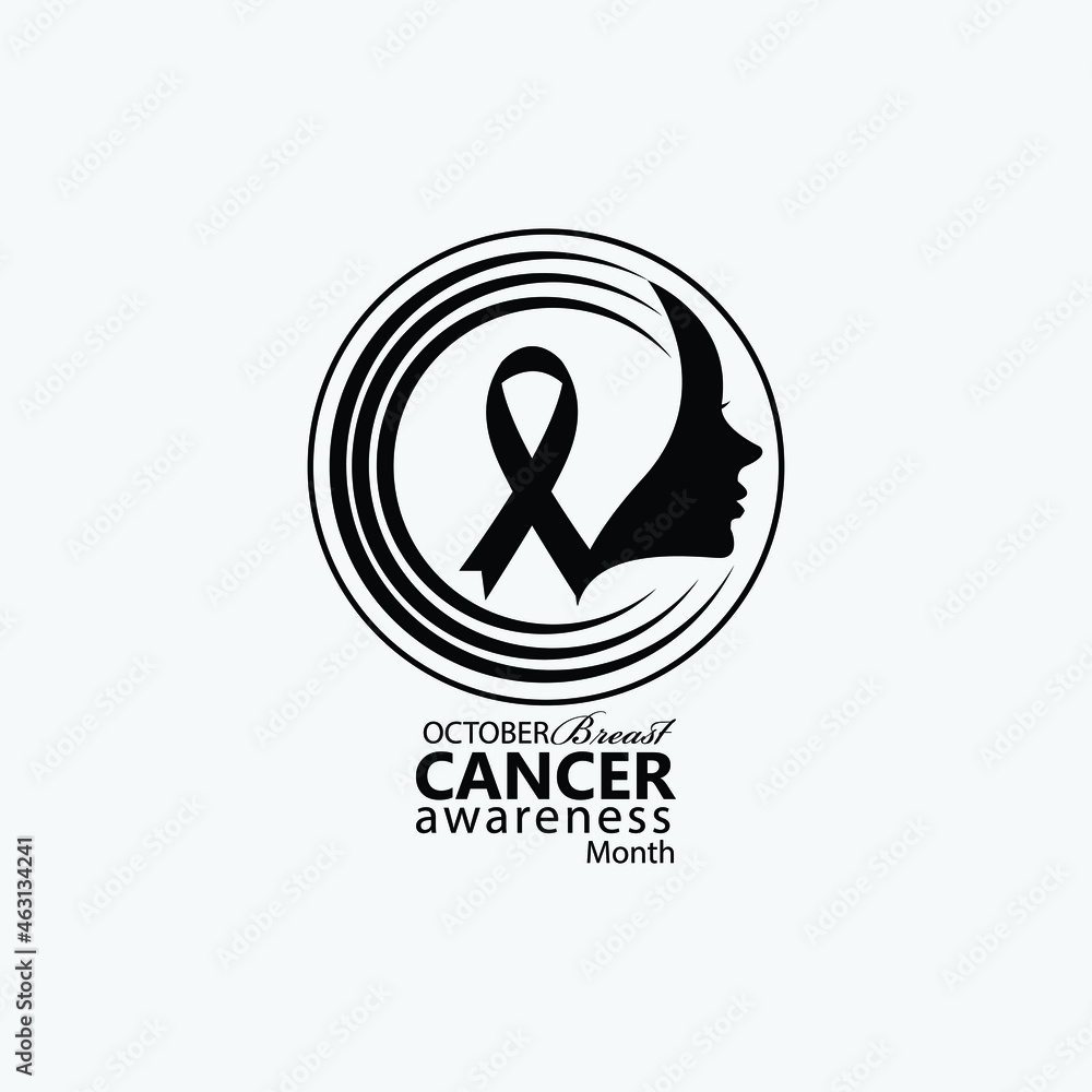 Fototapeta premium October Is Breast Cancer Awareness Month,Breast Cancer Awareness,Ways to Show Your Support During Breast Cancer Awareness Month,breast-cancer-awareness-month vector image.