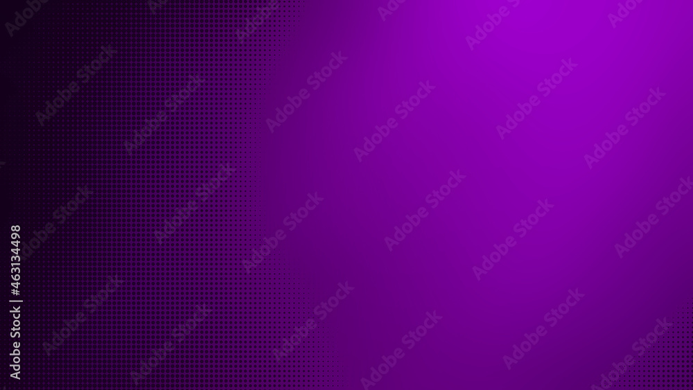 Illustrazione Stock black gradation half tone pattern on purple