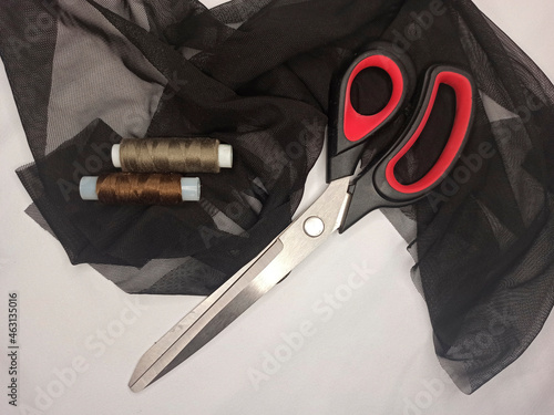 composition of sewing accessories