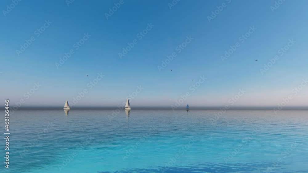 4K Ultra Hd 3840x2160. Relax on an empty sea beach. Travel to the paradise sea beach. Tropical sea beach loop video, copy space. 4K Ultra Hd 3840x2160. Relax on an empty sea beach. Travel to the paradise sea beach. Tropical sea beach loop video, copy space.