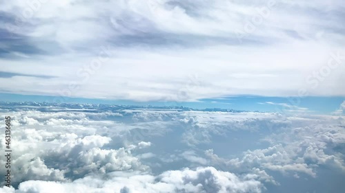 aerial shot under cloud