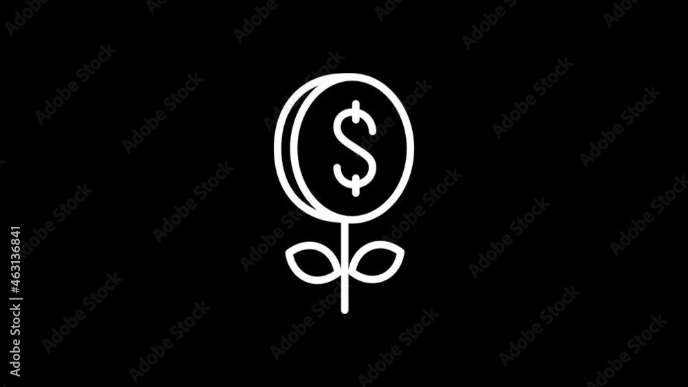 Animated finance icon with alpha channel. Transparent background. Line business Illustration for website, infographics, presentation. Dynamic, simple minimalistic design. Graphic elements. FullHD 1080 Animated finance icon with alpha channel. Transparent background. Line business Illustration for website, infographics, presentation. Dynamic, simple minimalistic design. Graphic elements. FullHD 1080