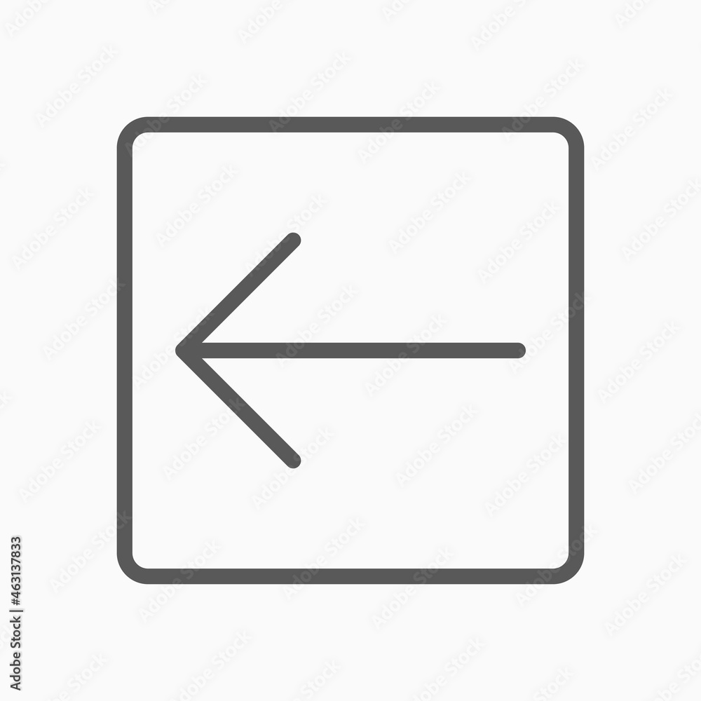 arrow left icon, arrow vector arrow left icon, arrow vector