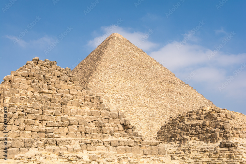 The Great Pyramid in Giza pyramid complex, Egypt