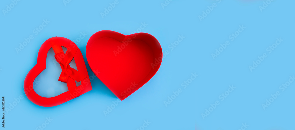 Heart box on a colored background
Heart box on a colored background