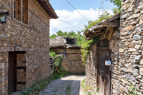 Village of Leshten with Authentic nineteenth century houses, Bulgaria photo