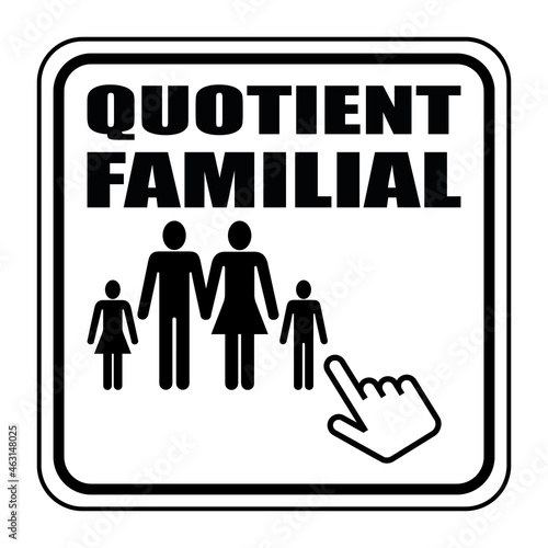 Logo quotient familial.