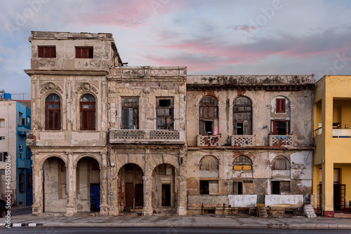 Old abandoned building in La Havana, Cuba