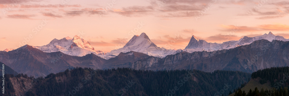 Swiss Alps Mountain Panorama Stock Photo Adobe Stock Swiss Alps Mountain Panorama Stock Photo Adobe Stock