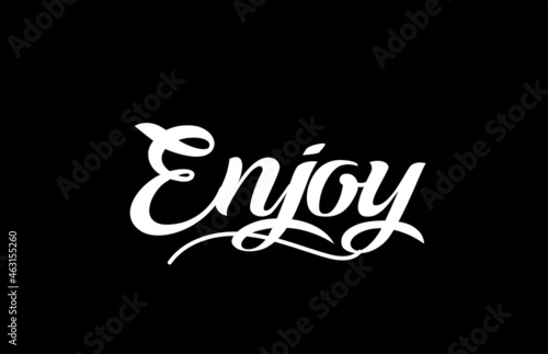 Enjoy hand written text word for design. Can be used for a logo