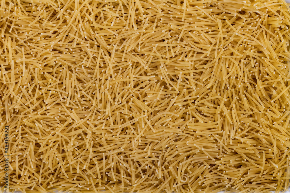 Vermicelli Top Angle Flat-lay Background or Texture Vermicelli Top Angle Flat-lay Background or Texture