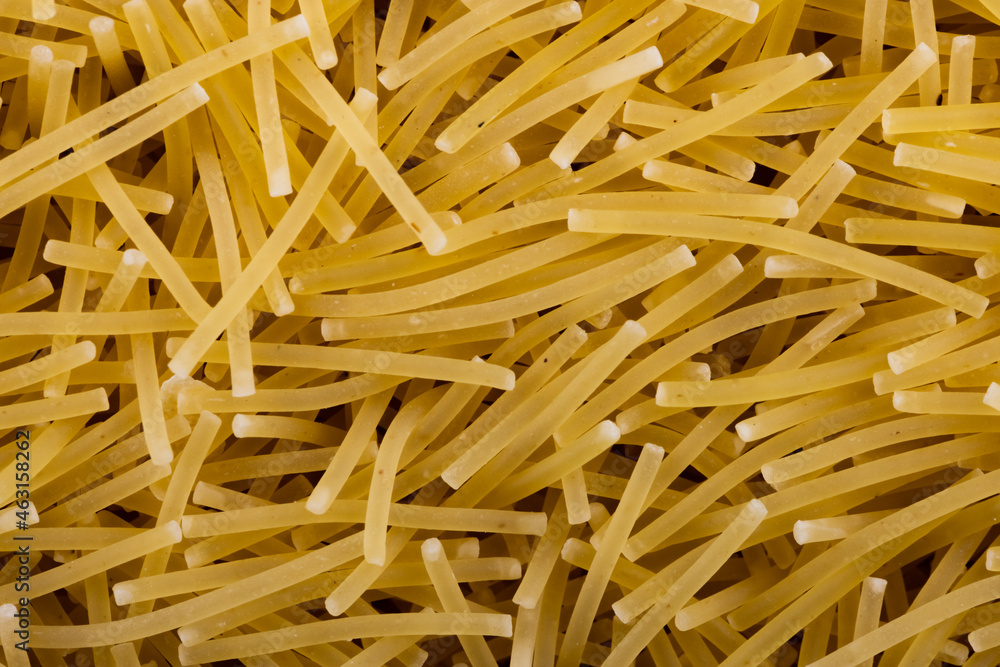 Vermicelli Top Angle Flat-lay Background or Texture Vermicelli Top Angle Flat-lay Background or Texture
