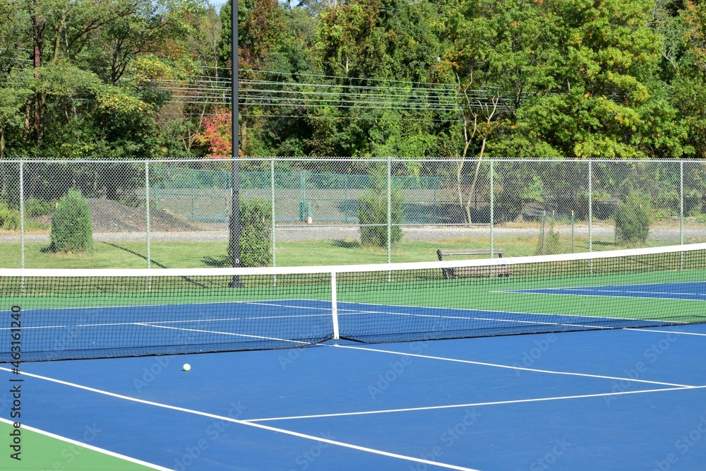 Fototapeta premium Tennis Court Ball Play Field Sports