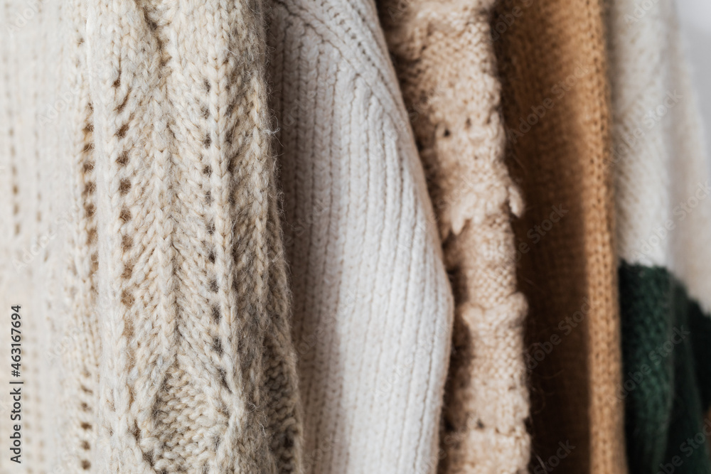 Sweaters on a hanger Sweaters on a hanger