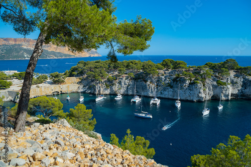 Calanque de Port Miou near Cassis Fishing Village. Calanques National Park. Provence, French Riviera, France, Europe