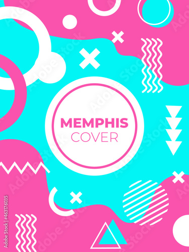 Abstract geometric memphis templates. Universal cover Designs for Annual Report, Brochures, Flyers, Presentations, Leaflet, Magazine. 