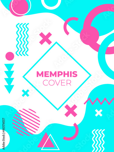 Abstract geometric memphis templates. Universal cover Designs for Annual Report, Brochures, Flyers, Presentations, Leaflet, Magazine. 