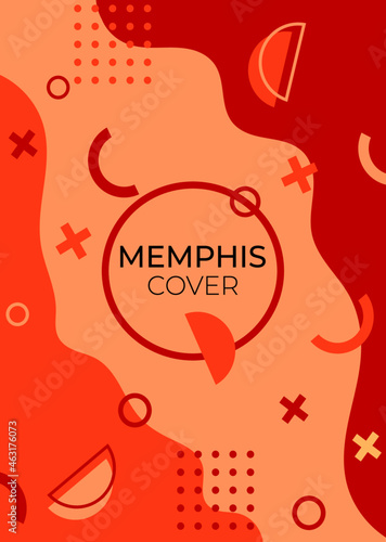 Abstract geometric memphis templates. Universal cover Designs for Annual Report, Brochures, Flyers, Presentations, Leaflet, Magazine. 