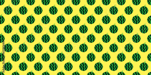 Watermelon illustration background. Seamless pattern.Vector. スイカのパターン　背景素材