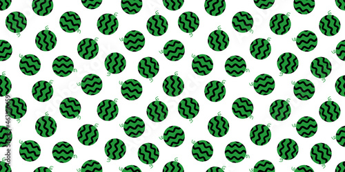 Watermelon illustration background. Seamless pattern.Vector. スイカのパターン　背景素材